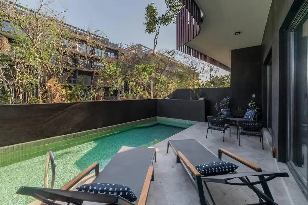 Apartament 2Br Designer'S Pad Private Pool Closest To Beach Tulum Meksyk